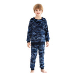 V.&GRIN Boys Girls Fleece Pajamas, Soft Cozy Pullover Sweatshirt Pants Set for Kids 7-16 Years