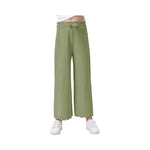 V.&GRIN Girls Wide-Leg Pants, Summer Flowy Dress Lounge Stretchy Palazzo Pants for Girls 7-16 Years